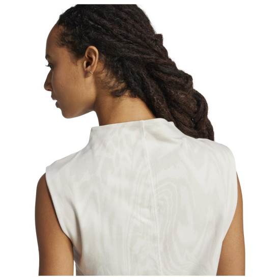 Adidas Γυναικεία αμάνικη μπλούζα Allover Print High-Neck Tank Top